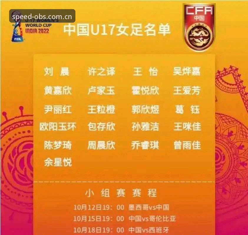 OBS体育下载免费 U17世界杯抽签结果解读与观赛指南:如何通过OB体育官网追踪中国男女足表现